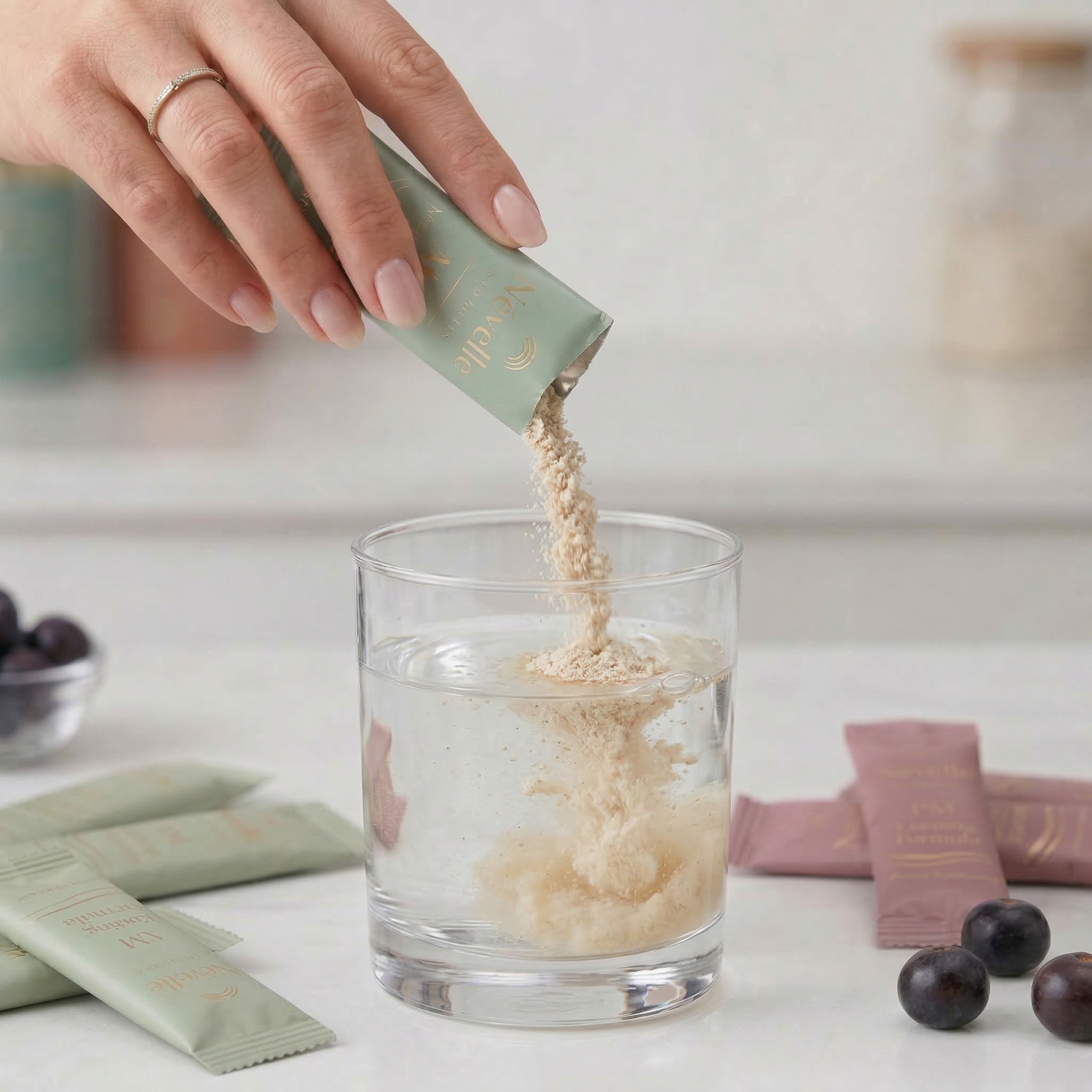 Navelle supplement being prepared